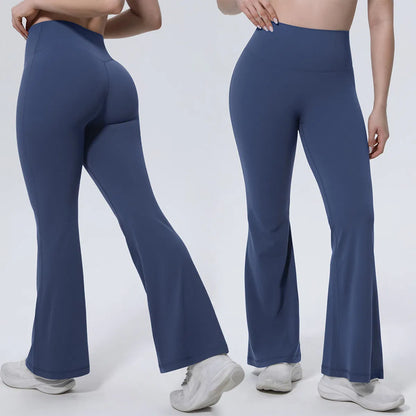 ハイライズ フレアストレッチパンツ メイン