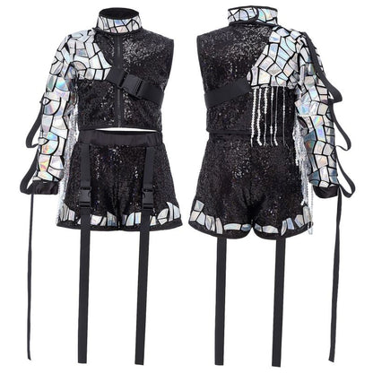 ジュニア ホログラフィック スパンコール ストリートセット 商品画像