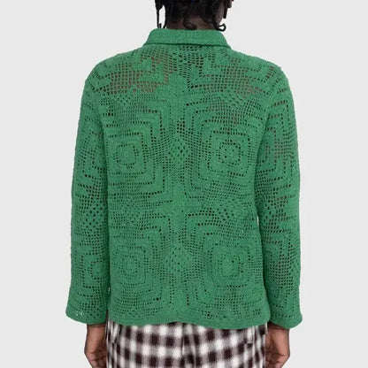 ニット ボタンアップオーバーシャツ 商品画像 2