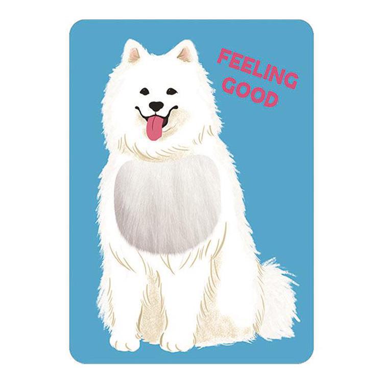 Soft-Touch Dog Postcard | Samoyed