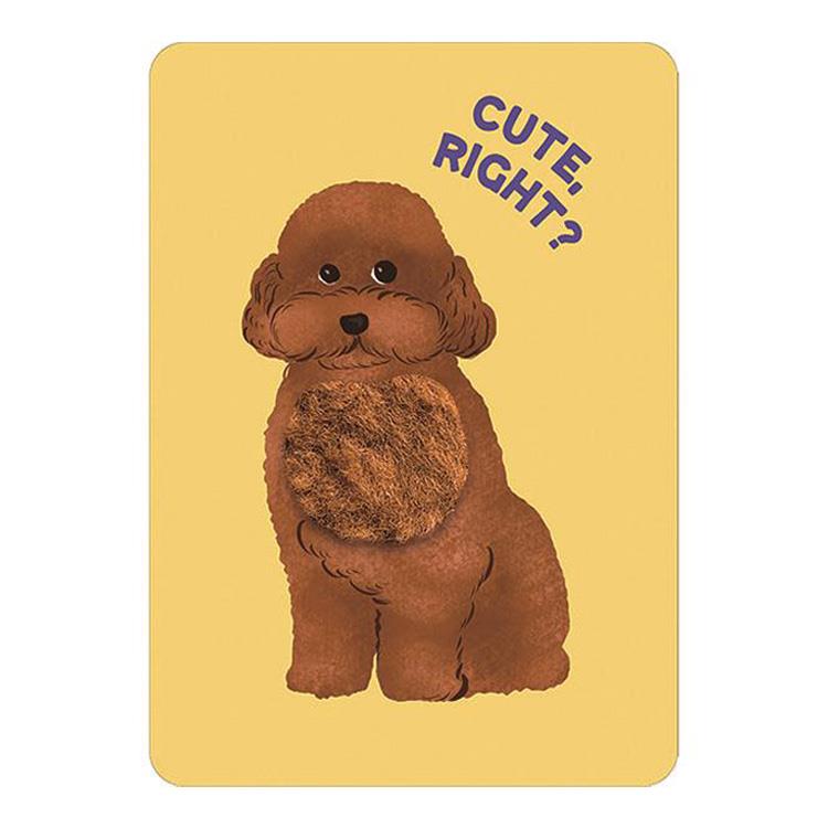 Soft-Touch Dog Postcard | Toy Poodle