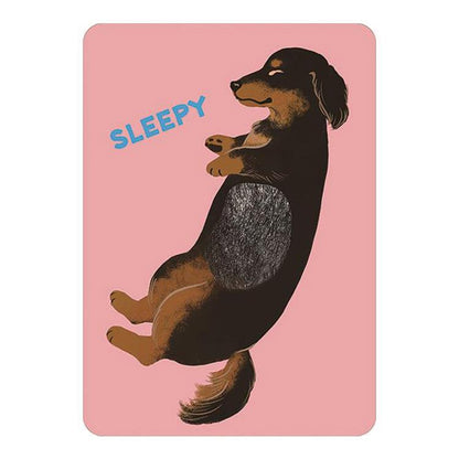 Soft-Touch Dog Postcard | Miniature Dachshund