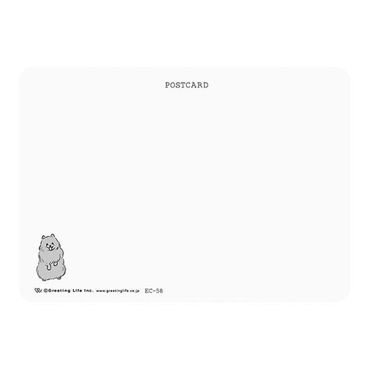 Soft-Touch Dog Postcard | Pomeranian — detail
