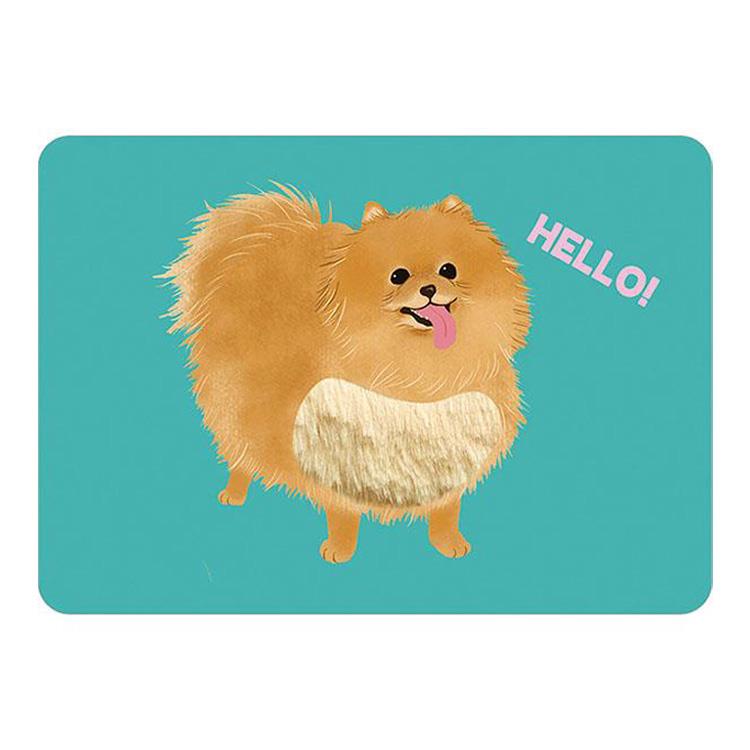 Soft-Touch Dog Postcard | Pomeranian