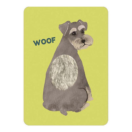 Soft-Touch Dog Postcard | Schnauzer
