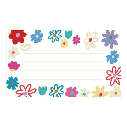 Mini Message Paper Pad | Chic Flower — detail