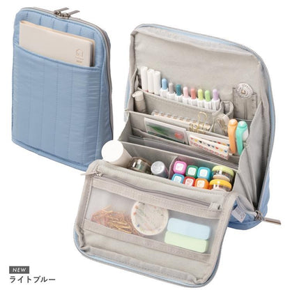Standing Planner & Pen Pouch M | Light Blue