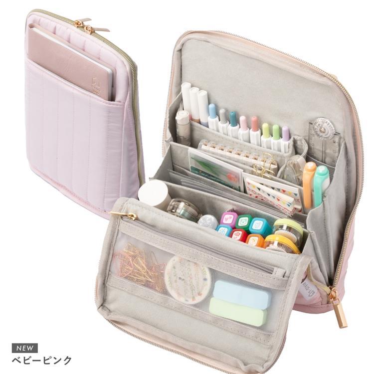 Standing Planner & Pen Pouch M | Baby Pink