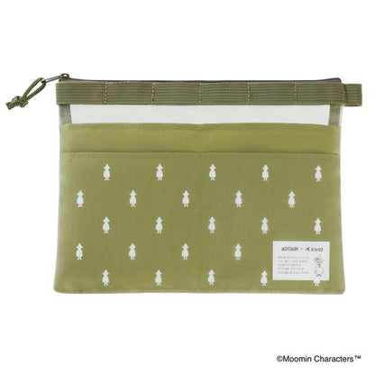 Moomin Mesh Carry Pouch | Olive / Snufkin